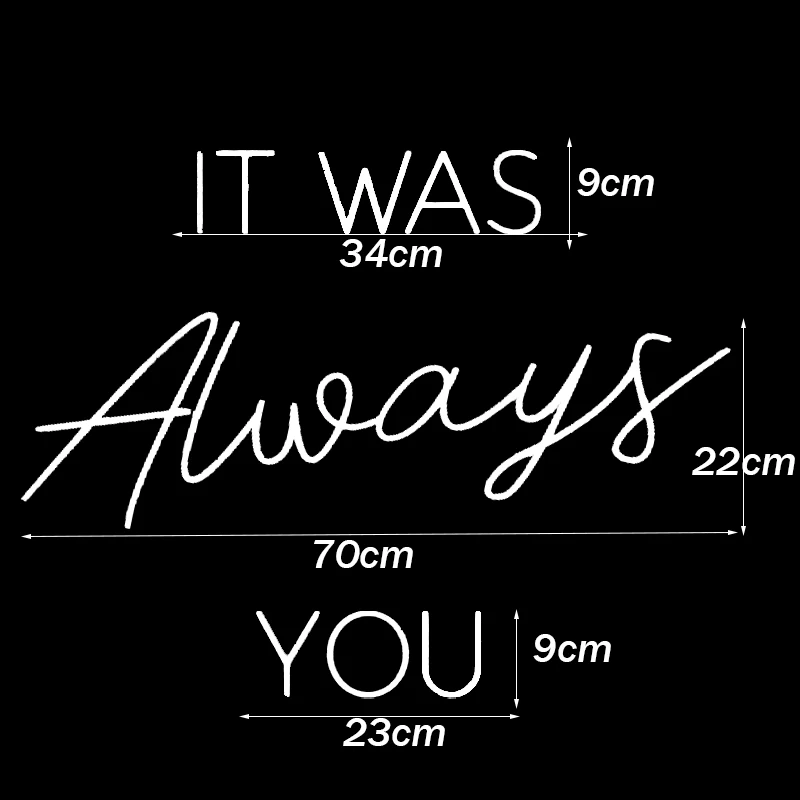 Imagem -01 - Sinal de Néon Led Personalizado para Decoração Home Luz Personalizada Casamento e Aniversário Quarto 70cm sinal de neon led personalizado para decoracao home luz personalizada casamento e aniversario quarto 70cm 01