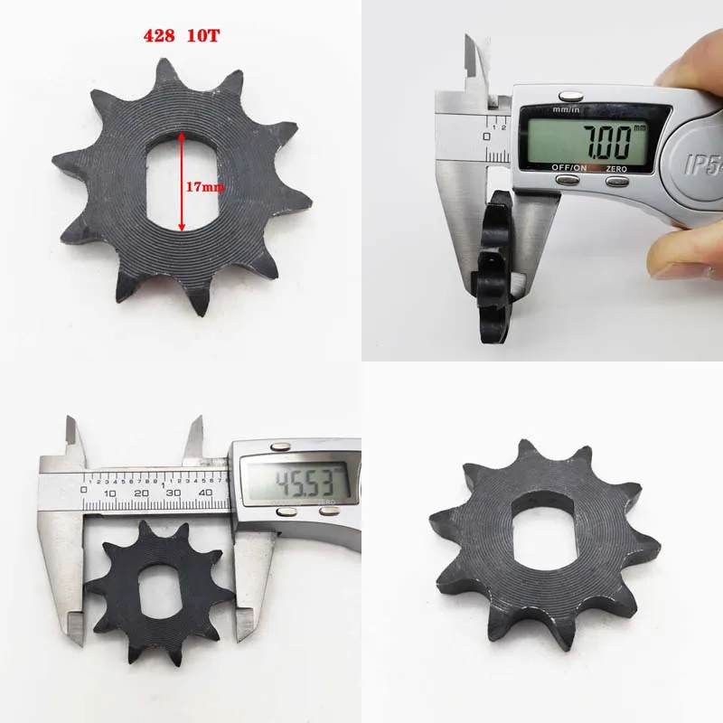 428 Kettenrad innen loch 17 * 12mm9t10t11t12t14t16t18t20t geeignet für bm1418zxf my1020z Untersetzung motor