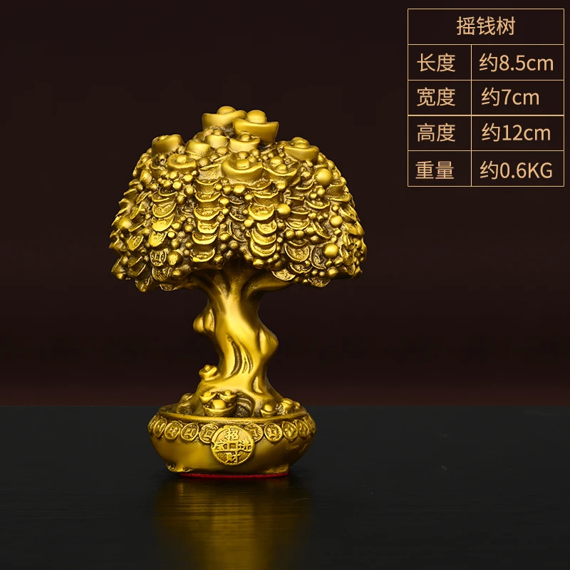 

Copper Money Tree Decoration Pure Copper Pachira Macrocarpa Home Office Decorations Shop Gifts Brass Ingot Tree Opening Tree