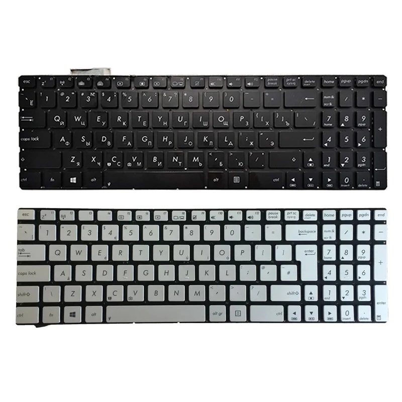 

Russian /UK/Japan/CzechLaptop Keyboard for ASUS N56 N56V N76 N76V N76VB N76VJ N76VM N76VZ U500VZ N56VV N56VZ U500VZ U500 U500V