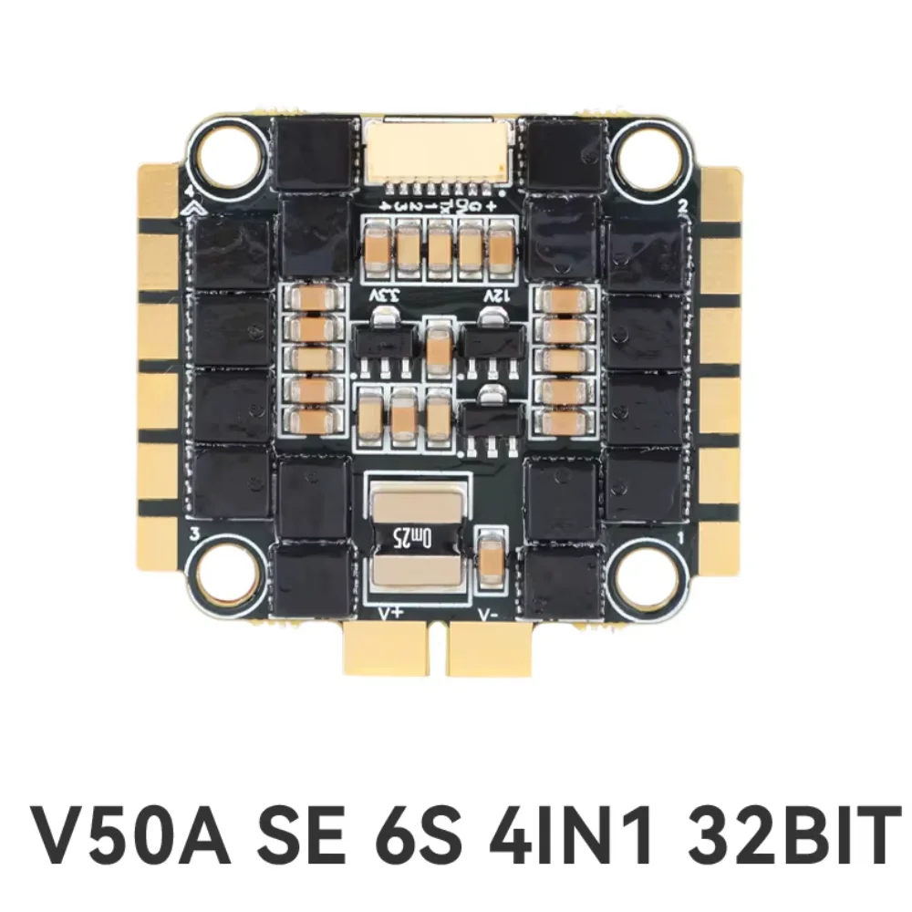 T-MOTOR V50A SE 6S 4IN1 32BIT ESC Electronic Speed Controller Fpv Racing Drone Motor FPV Drone Plane Quadcopter FPV Model