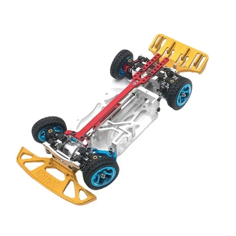 1/28 RC Car Upgrade Parts Accessories for Metal Rear Bumper Tail Wing for Wltoys 284131 K969 K989 K999 P929 MINI-Q RC01