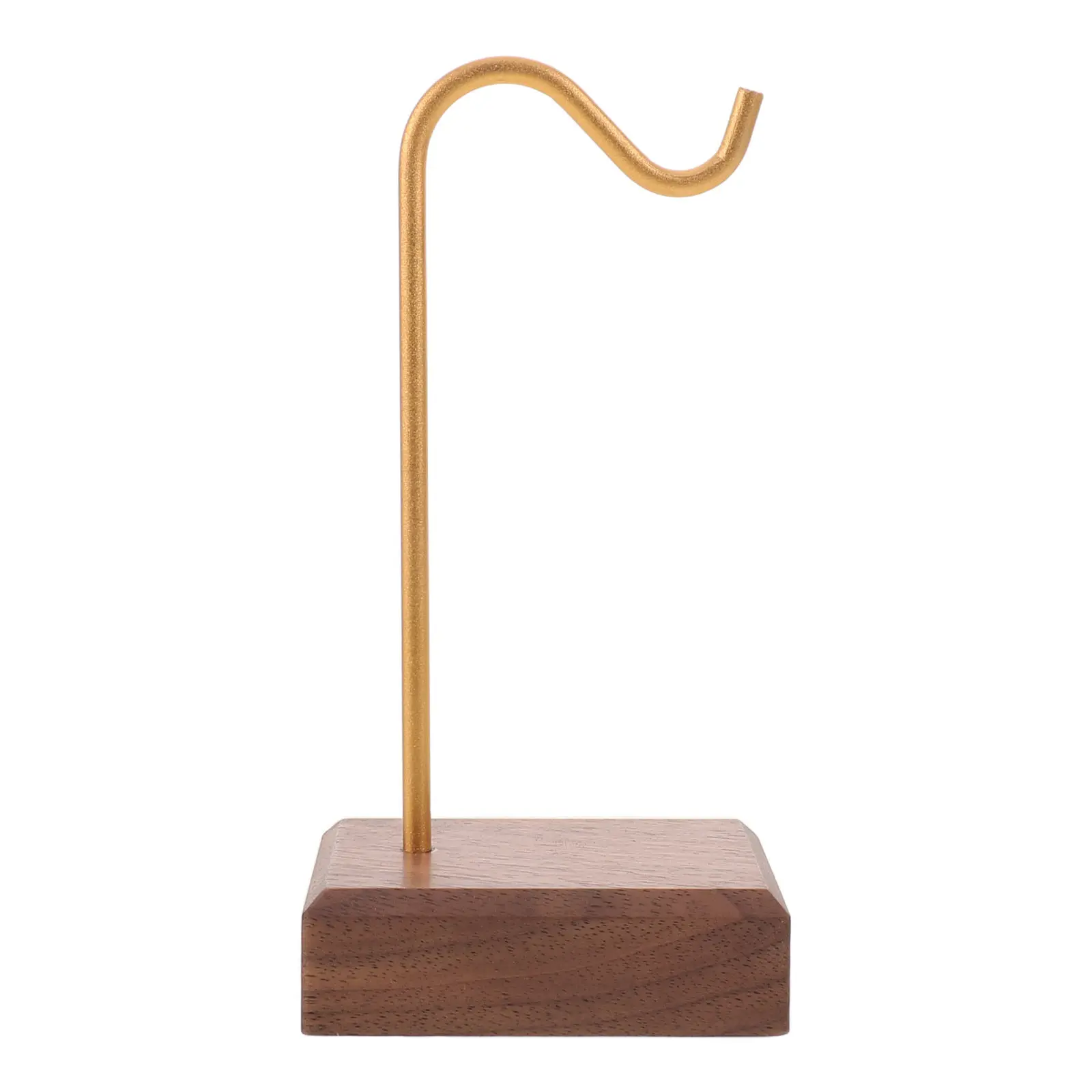 Pocket Watch Hanging Display Rack Wood Stand Broad Base Stable Desktop Collector Display Nightstand Office Holder - view 4