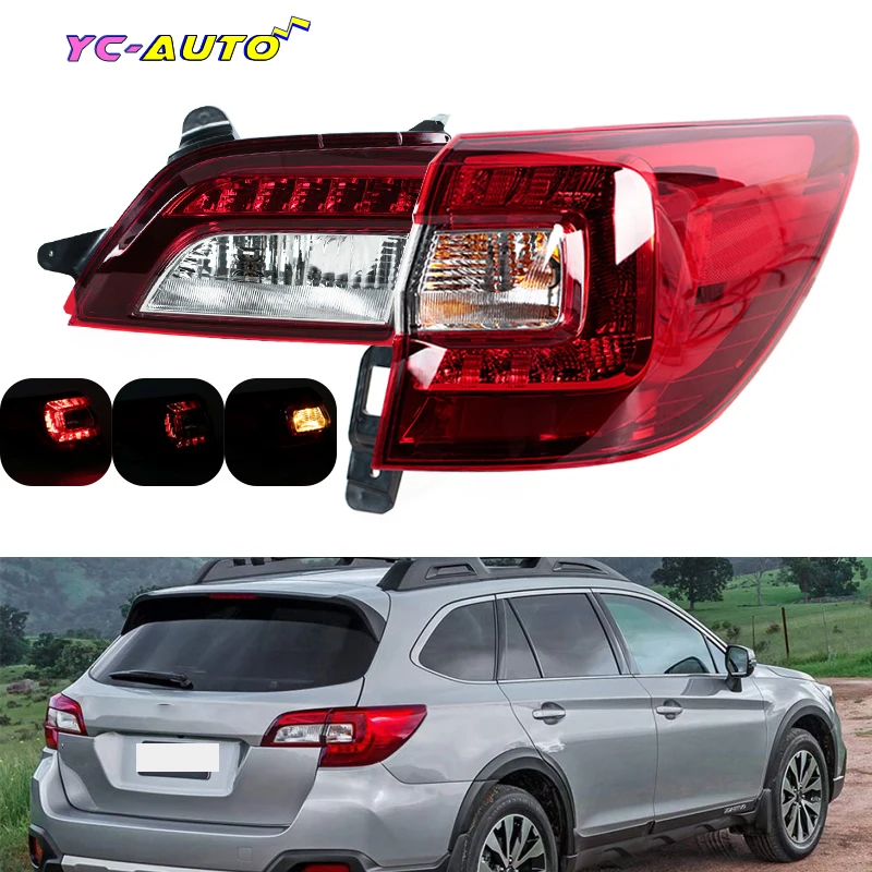 

Rear Bumper Tail Light Brake Lamp Turn Signal Lamp Car Accessories or Subaru Outback 2015 2016 20107 2018 2019 2020
