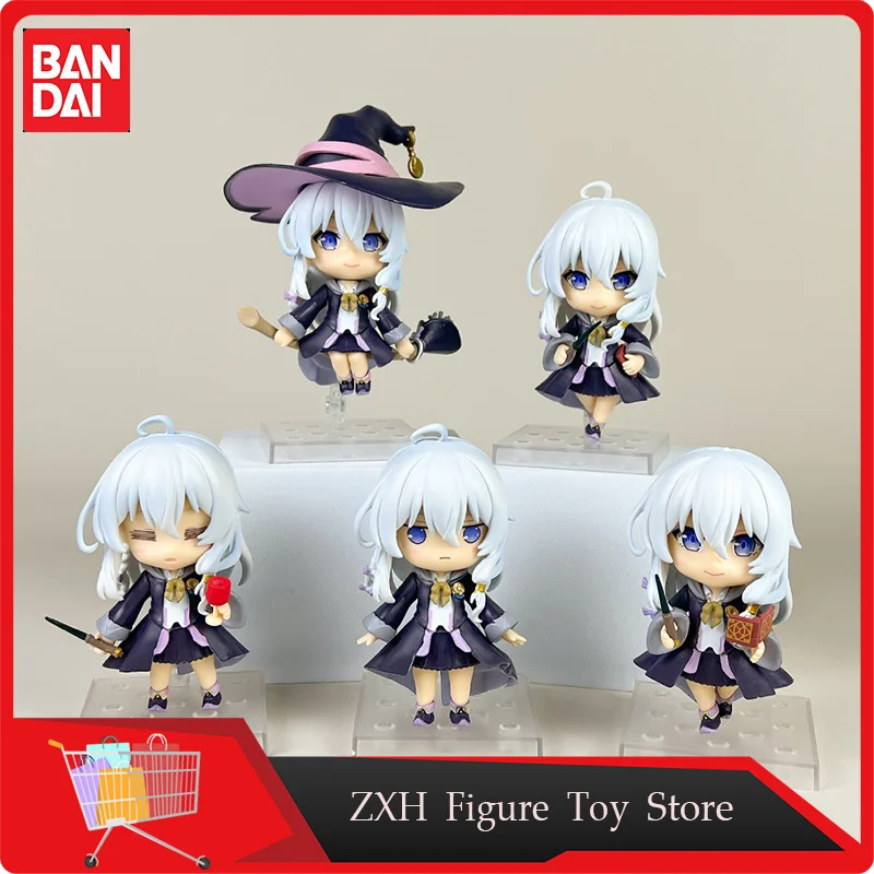 5pcs/set Elaina Witch Journey Anime Figure 1878 Cute Beautiful Girl Pvc Model Ornaments Anime Peripheral Collection Doll Toy