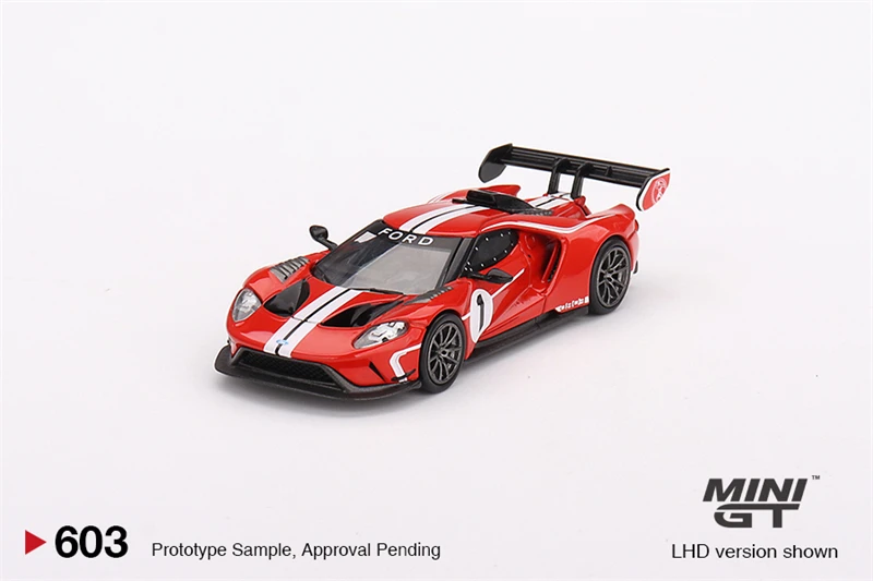 TSM Minigt 1/64 #603 Ford GT MK II #013 Rosso Alpha US Chase Hidden Edition Die-cast alloy car model toy collection gifts