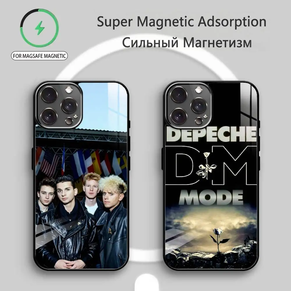 

D-Depeche ROCK Band Mode Phone Case For iPhone17,16,15,14,13,12,11 Plus,Pro Max Magnetic For Magsafe Wireless Charging