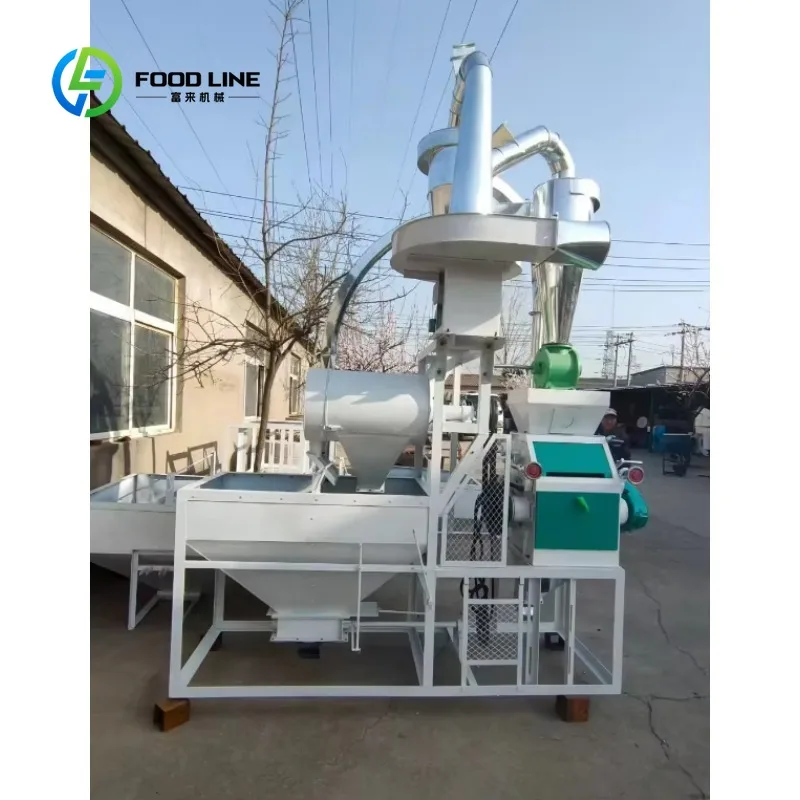 Complete Per Day Wheat Flour Milling Process Line Custom Automatic Flour Mills Machines For Commercial Grain Stable Running