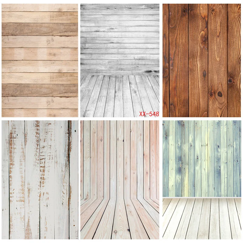 

SHUOZHIKE Art Fabric Vintage Color Wooden Planks Background Photo Backdrops For Photo Studio Background Props ZLSY-83