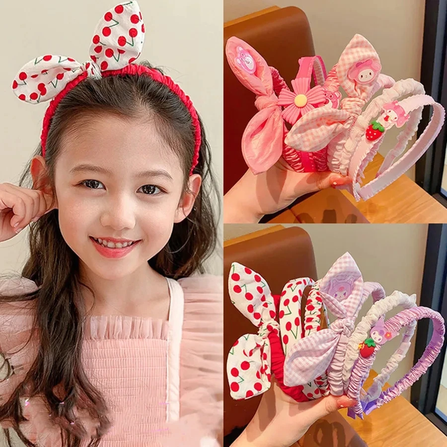 3Pcs/Set Children Cute Colors Cartoon Flower Hairbands Headwears Girls Lovely Sweet Hair Hoop Kids Hair Accessories Fashion new