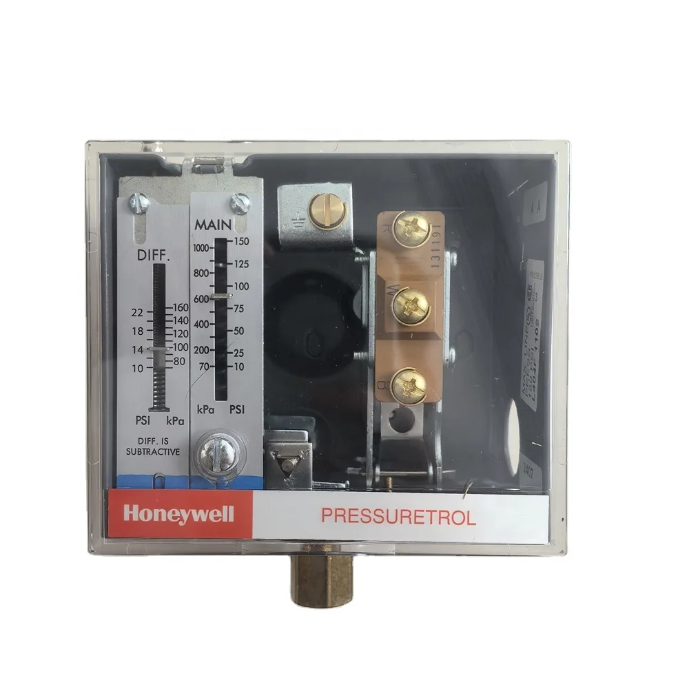 

2026 New Honeywell PressureTrol Pressure Monitoring On/off Controllers L404F, T, V up to 300 Psi, or Oil burner Systems up to 15