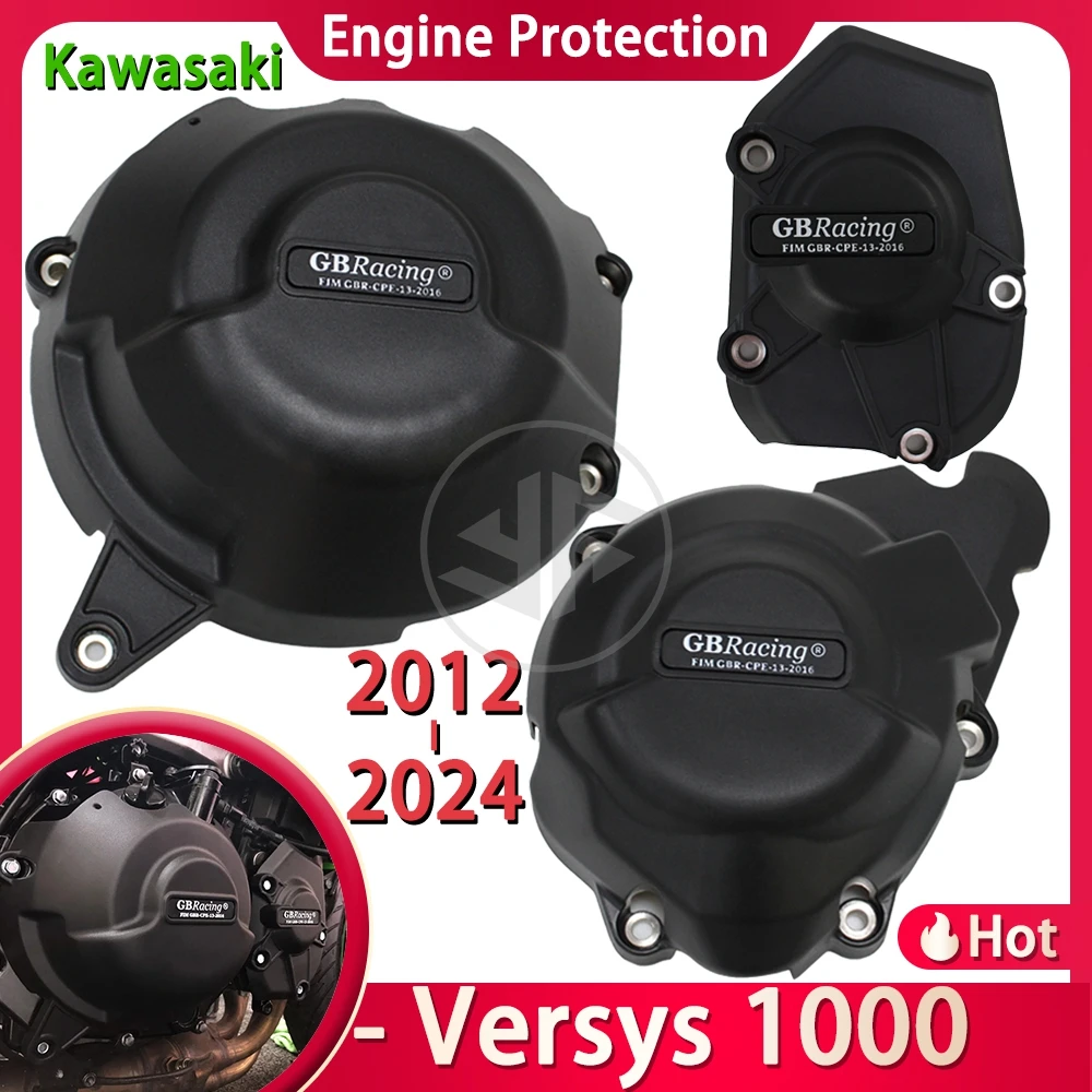 For Kawasaki Versys 1000 2012-2019 2020 2021 2022 2023 2024 Motorcycle Accessories GB Racing Secondary Engine Protection Cover
