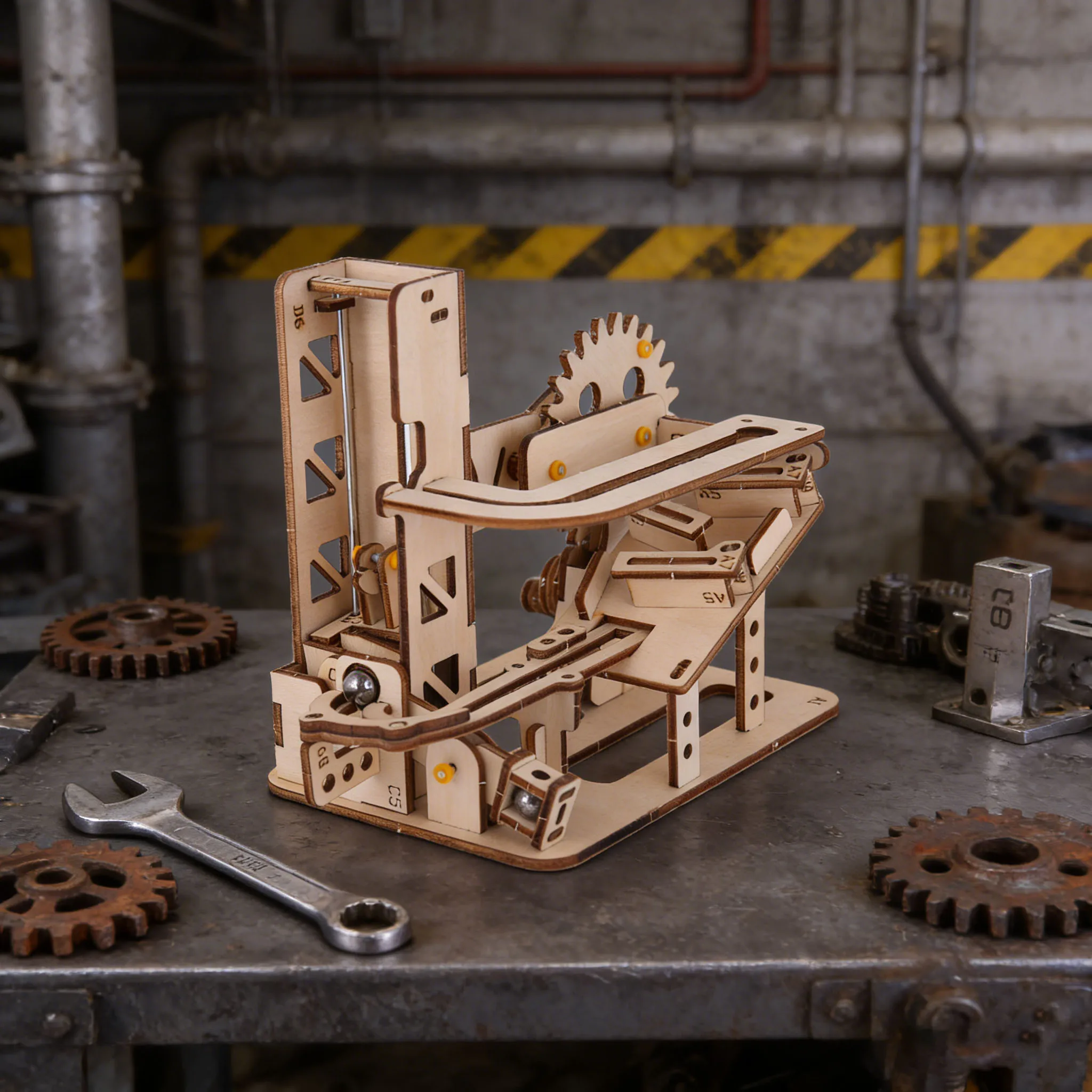 

3D-модель деревянной головоломки-слайдера, простая модель-слайдер №. 3 деревянных блока для складывания, развивающий подарок на день рождения, подходит для начинающих.