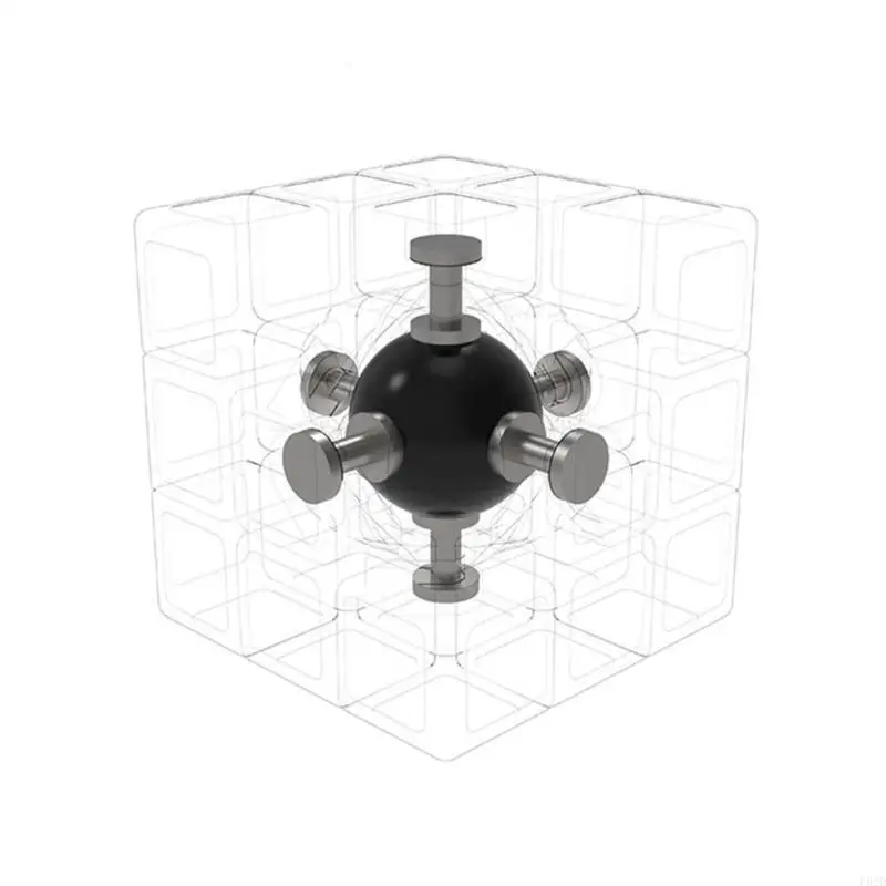 

F62D Three Layer Cube Mini Size Cube Puzzle Fingertip Toy Speed Educational Toy for Students Learning Cubes Toy