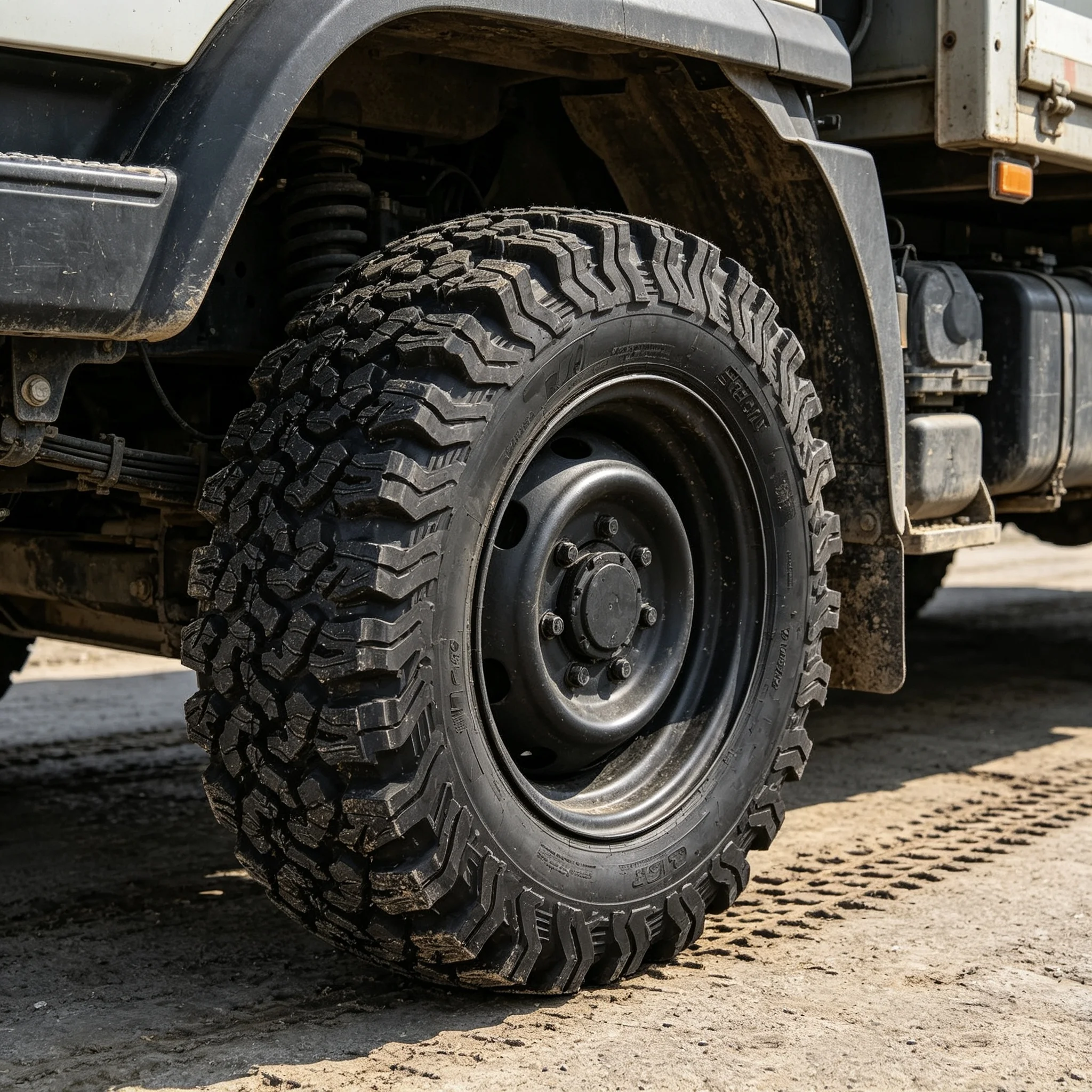 RC 1/14 Simulation Climbing Four Wheel Drive Pickup 1.9 Inch Model Tires for Tamiya Hydraulic Excavator Loader Truck DIY Parts
