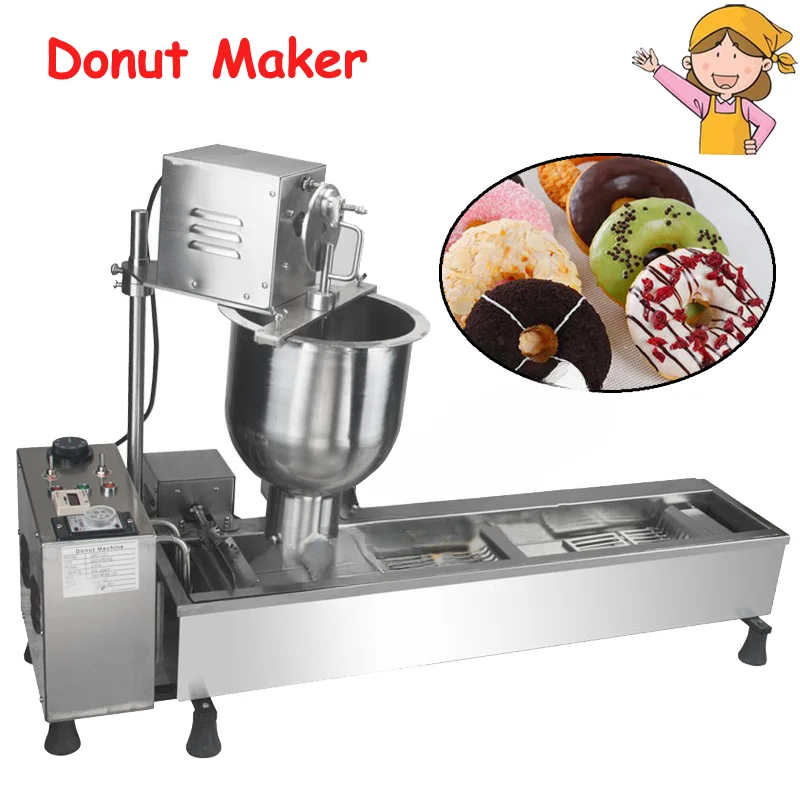 Electric Automatic Donuts Maker Multi-Functional Donut Making Machine Stainless Steel Doughnuts Machine Fryer