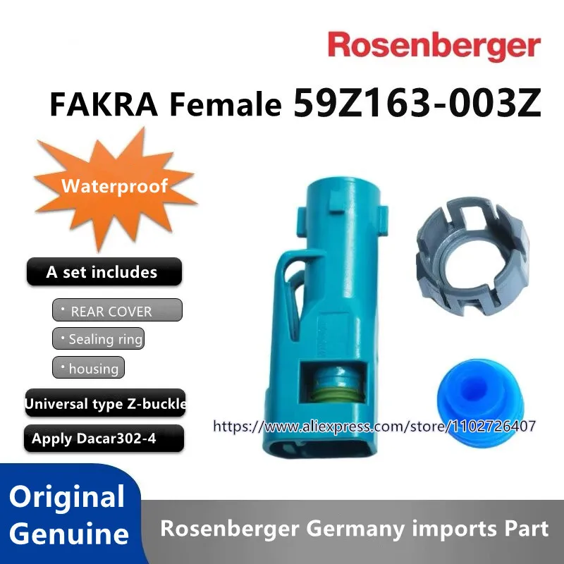 Original Rosenberger Waterproof Fakra Connector JACK Female 59Z163