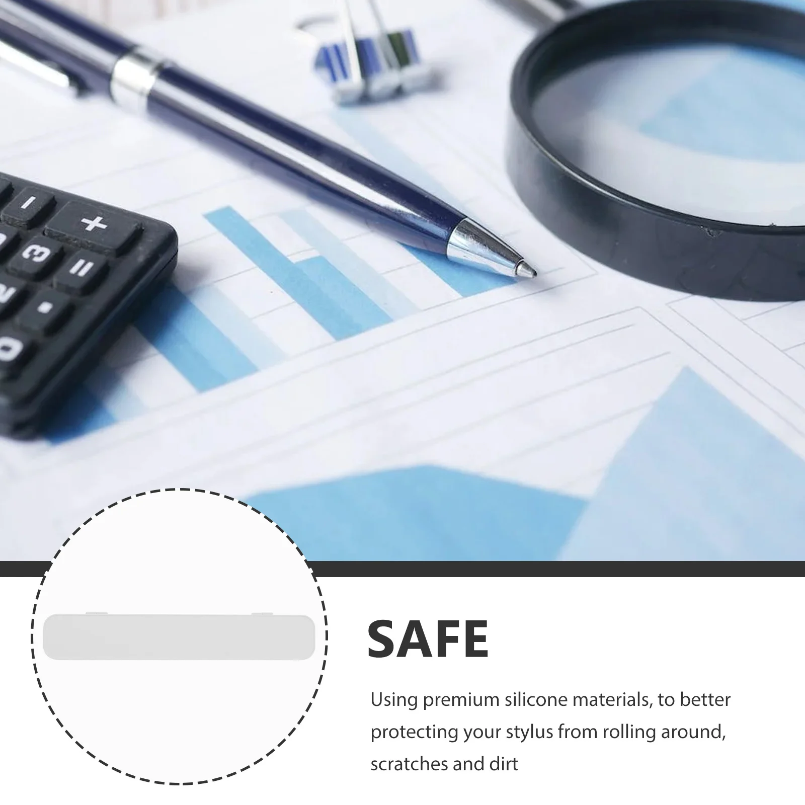 

Емкостный чехол для хранения стилуса, силиконовый держатель, защитный органайзер, портативный легкий чехол для ручек, держатель для стилуса