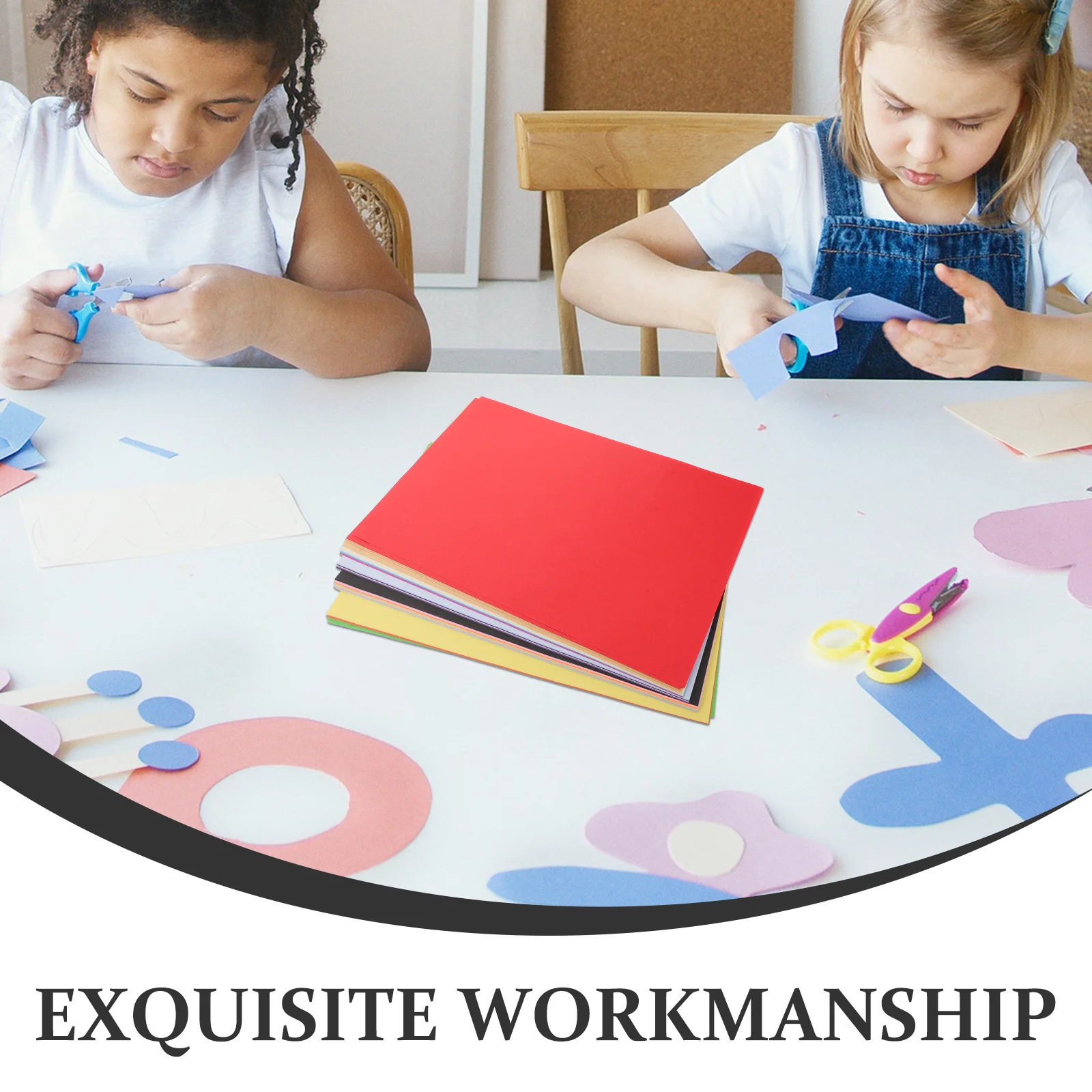 100 قطعة A4 اوريغامي ورقة كيت 200 ورقة 10 ألوان على الوجهين للفنون والحرف اليدوية والمشروعات المدرسية الترابط العائلي