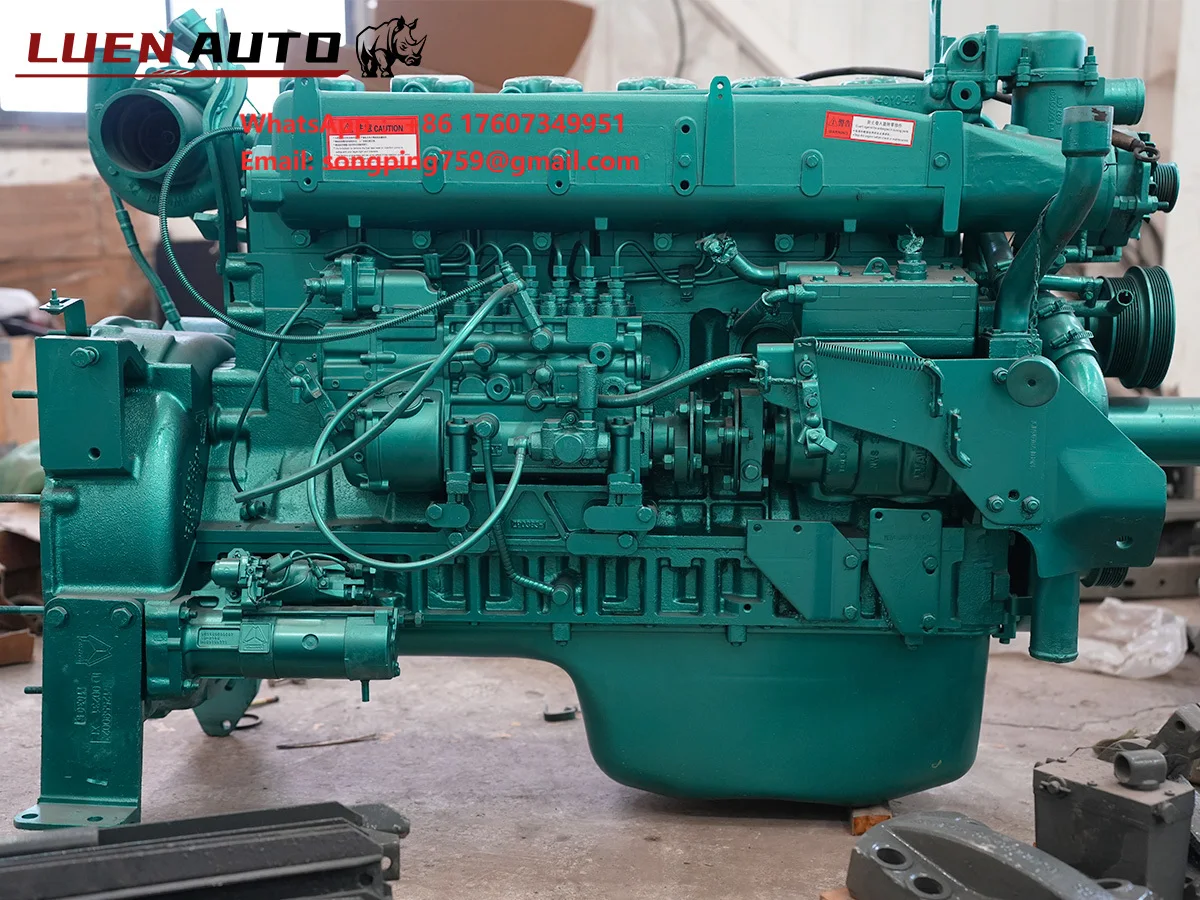 Used Weichai Brand HOWO 336/340/371/375/380/440/540 HP Construction Engine for Loader Excavator