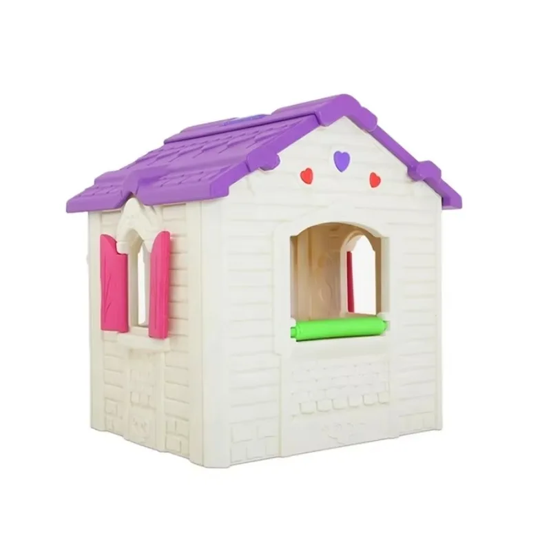 Outdoor Plastic PE Playhouse for Kids Indoor Garden High Quality Child Colorful With Chair Backyard Playground