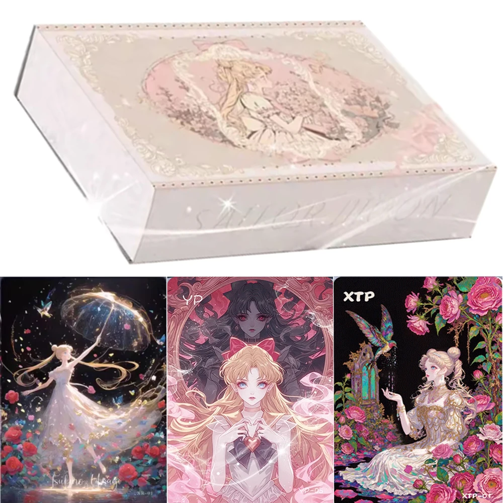 

Sailor Moon Card Red Card Diamond Relief Technology Tsukino Usagi Luna Takeuchi Cute Princess Anime Collection Card Toys Gifts