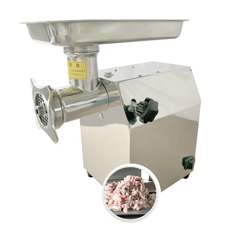 Commercial Family Use Multifunctional Stainless Steel 220V Meat Grinder Meat Making Machine Pepper Slicer Mincer with