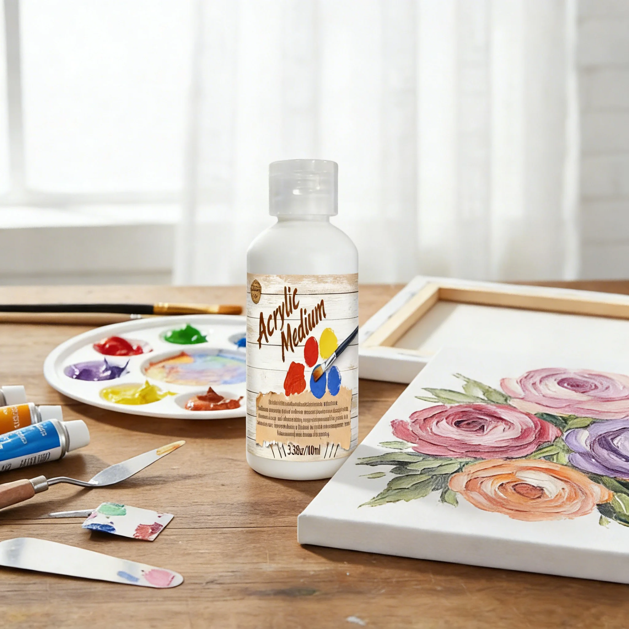 Acrylfarbenverdünner, Pigmentverdünnung und Verbesserung der Fließfähigkeit von Acrylfarben, um zu gewährleisten, dass Ihre Kunstwerke ihre Qualität im Laufe der Zeit erhalten