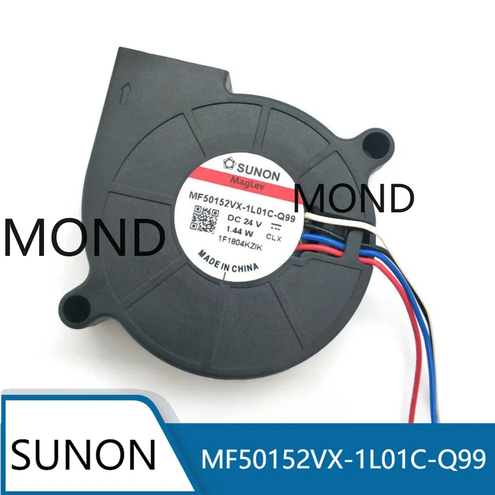 

SUNON MF50152VX-1L01C-S99 Humidifier Purifier Turbine Blower Server Cooling Fan PWM DC24V 1.95W 5015 50*15MM Printer CPU New