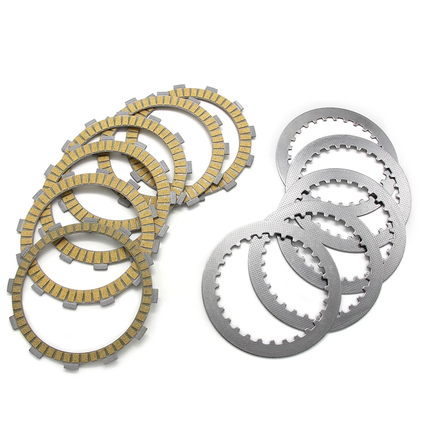 CQHZJ دراجة نارية مخلب قرص احتكاك لوحة عدة منصات القابض لكاواساكي NINJA400 400 Z400 عالية الجودة مخلب لوحة ألواح حديد