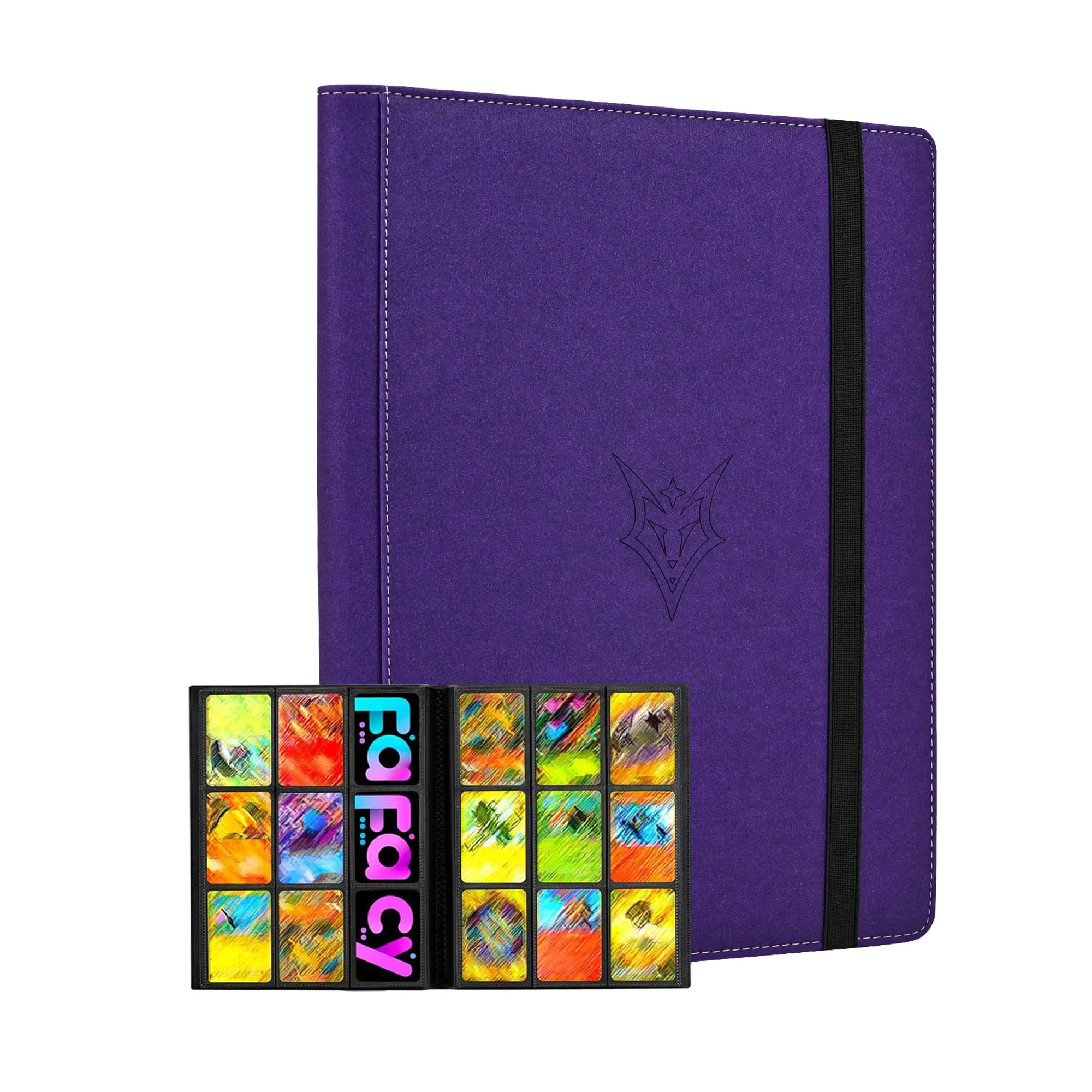 Trading Card Binder 9 Pocket, Binder for 360 Cards, Premium Card Book, Sturdy Card Holder Folders, for MTG, TCG, Game Cards