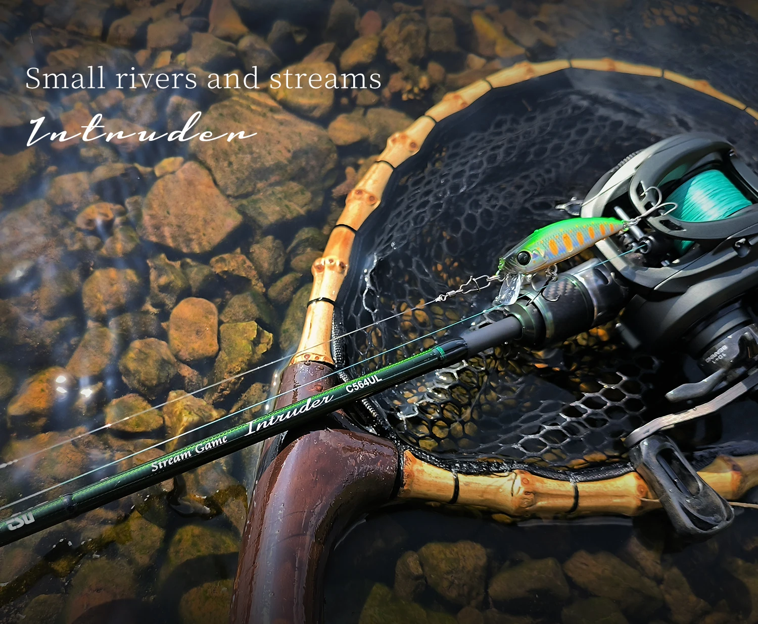 TSURINOYA INTRUDER 1,6/1,68/1,8/1,98m 5-teilige tragbare Spinn- und Casting-Angelrute für Forelle, Barsch, Bergbäche, packbare Rute – Detail 2