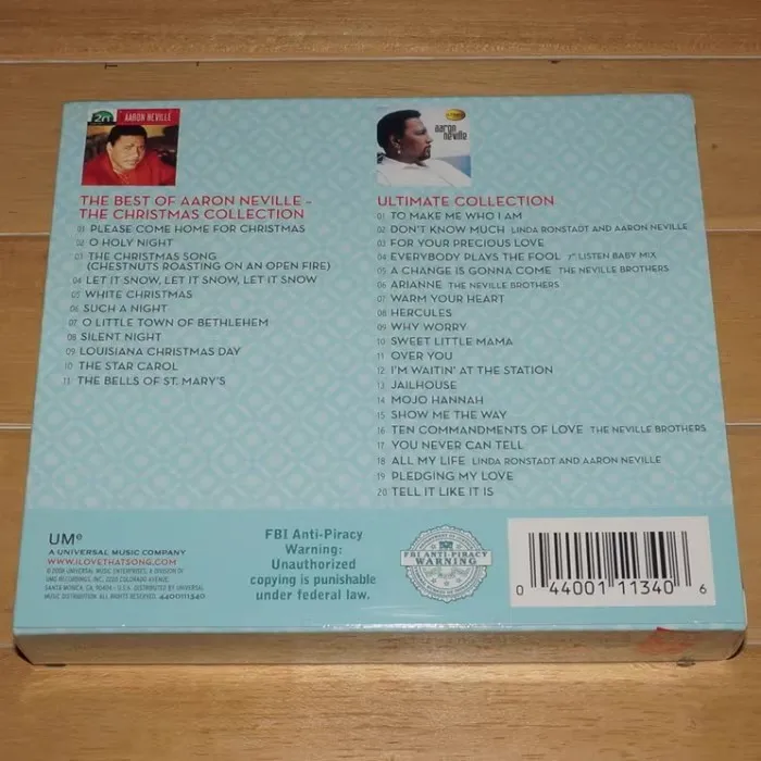 R&B Aaron Nevill CD musicale 20th Century Masters Album Ultimate Collection 2 pezzi Registrazione musicale Cosplay Walkman Car Soundtracks Box