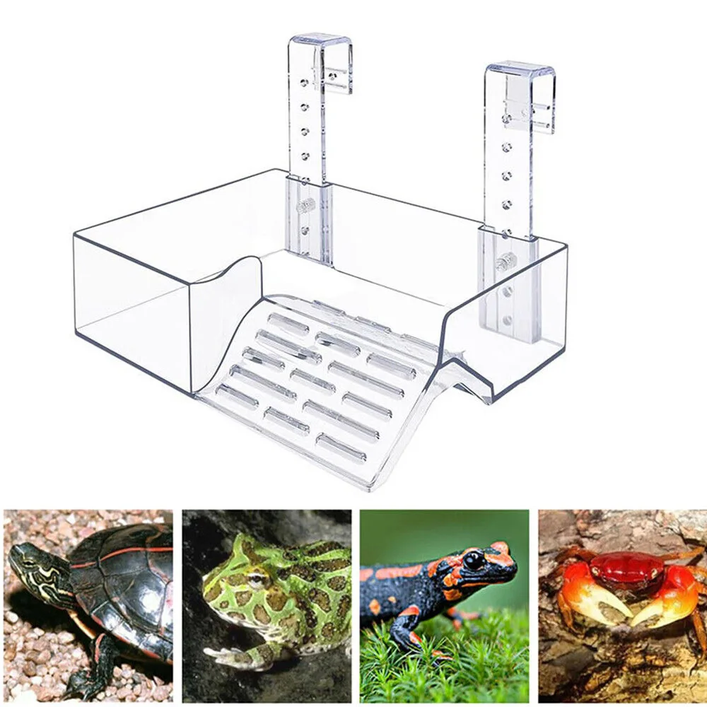 Turtle Basking Platform Climbing Ramp Hanging Turtle Tank Dock Resting Terrace