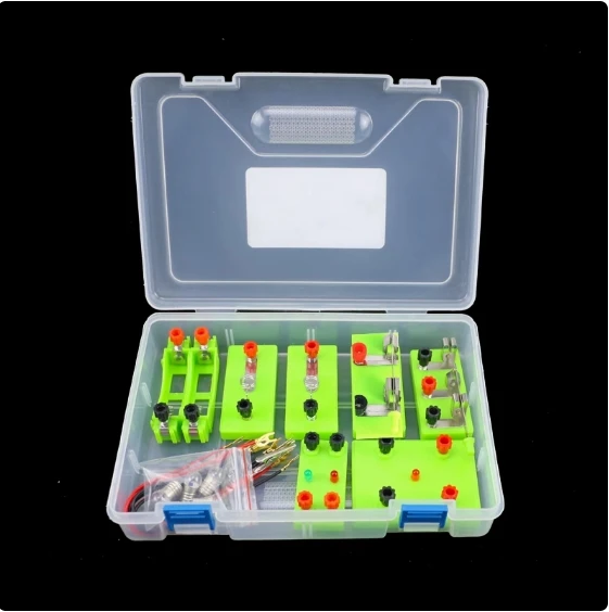

Simple circuit ABCD experiment box physical and electrical experiment closed circuit experiment no battery