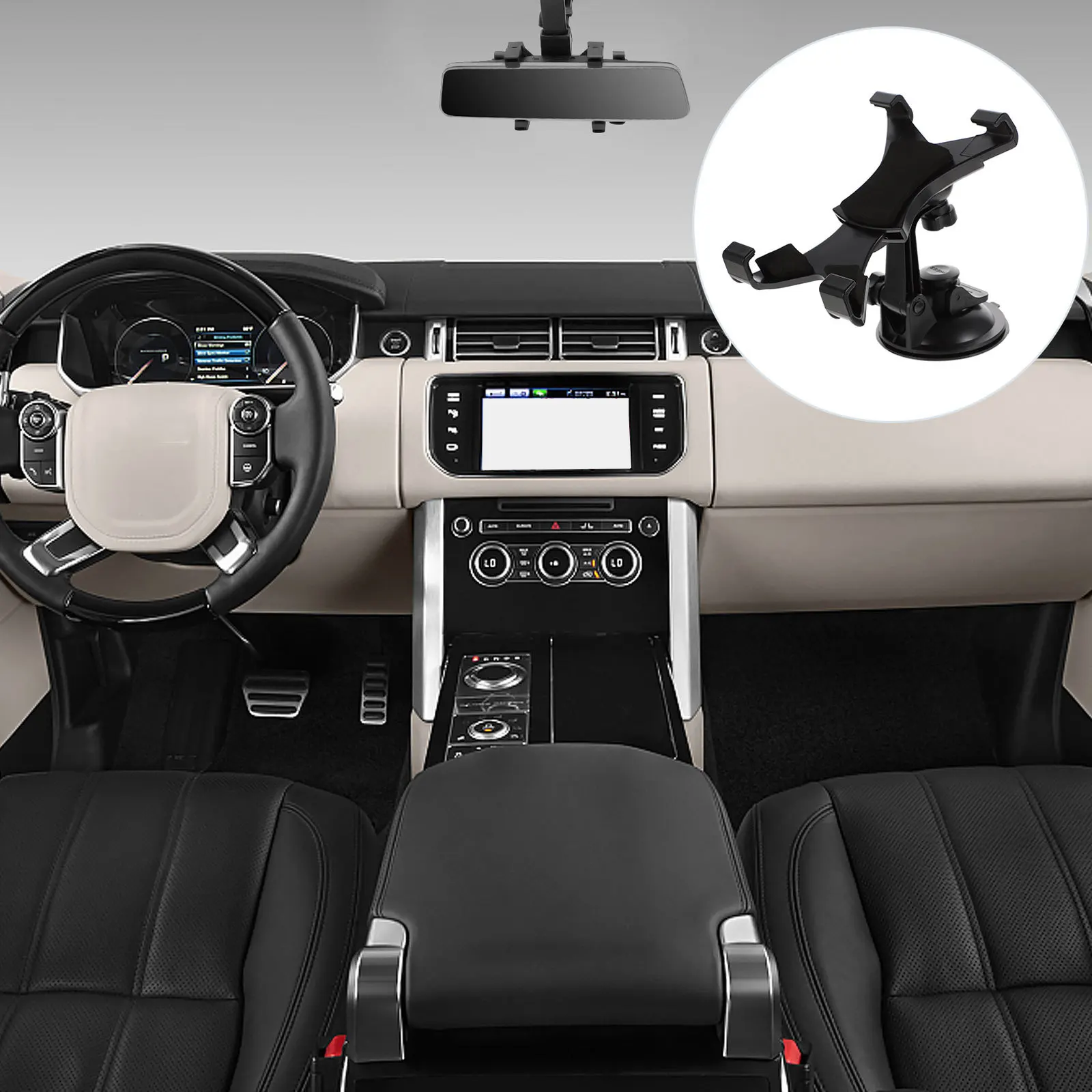 

1Pcs Tablet Pc Bracket Hard Structure Durable 360 Rotating Navigation Rack Car Holder Tablet Pc Bracket Navigator Holder