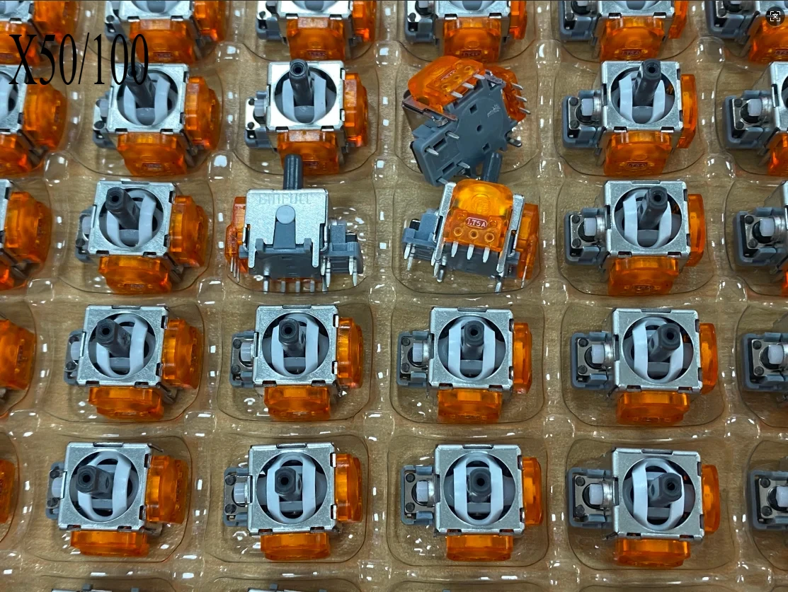 

50/100PCS Ginfull TMR Joystick for PS5 Controller TMR Electromagnetic Joystick 3D Analog ThumbStick for PS5 Gamepad Repair