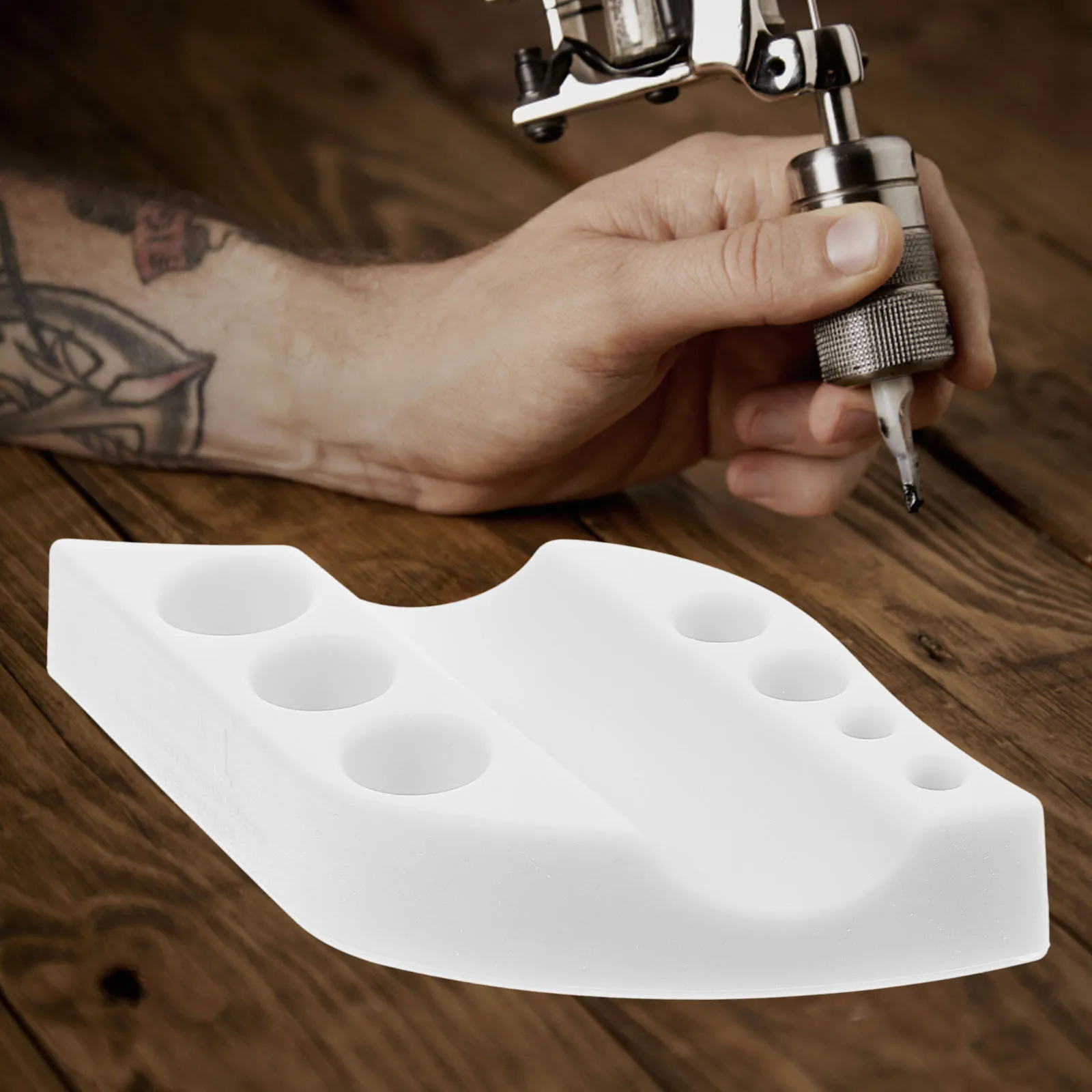 

Silicone Tattoo Ink Cup Holder Pigment Cup Rack Eyebrow Ink Organizer Pen Stand Tool for Professional Salon Home Use