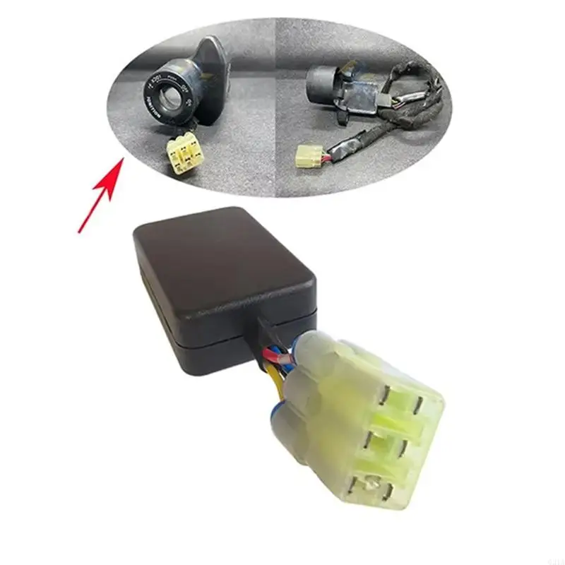 Black Housing Anti-Theft Immobiliser Emulator Part with Wire for MAJESTY 400 XSR700 MT03 MT07 MT09 MT10 FZ1 FZ6 Motorcycle