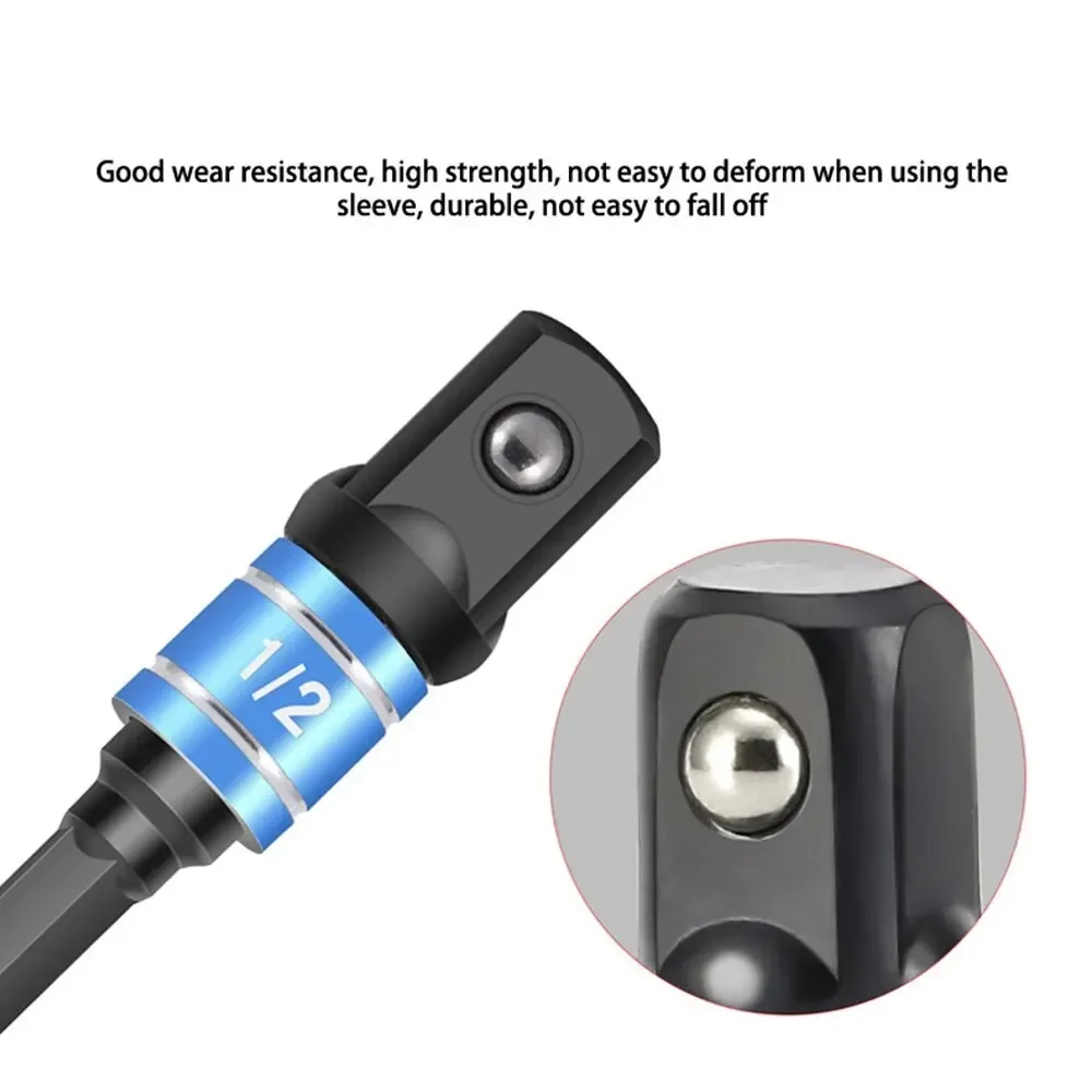 105 ° Turning Screwdriver Joint Electric Drill Corner Socket Screwdriver Head 3PCS Hexagonal Conversion Extension Tool