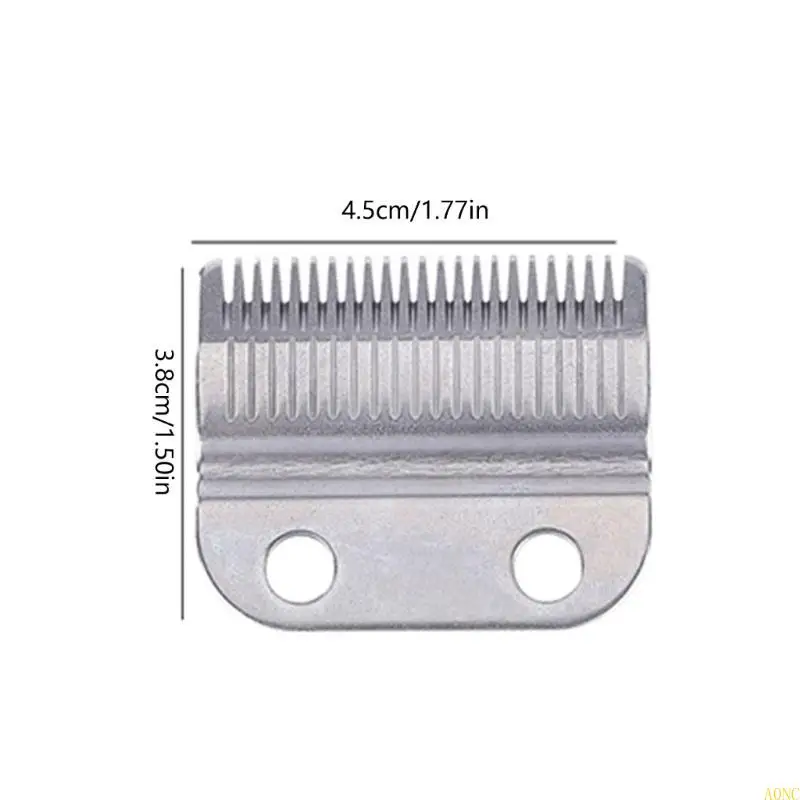 A0NC 2PCS Lưỡi dao có thể tháo rời bằng thép không gỉ chuyên nghiệp với phụ kiện lưỡi thay thế 2 lỗ