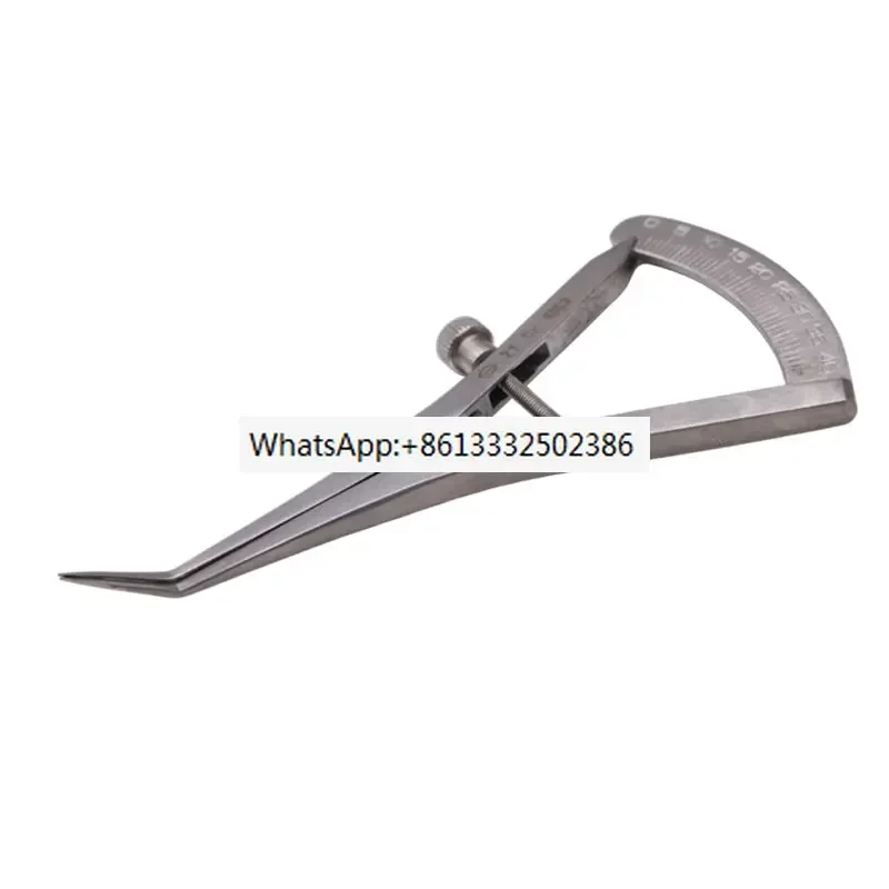 

Измерительная линейка/нержавеющая сталь/штангенциркуль для имплантатов/треугольный штангенциркуль с внутренней короной/линейка для измерения костного ринга