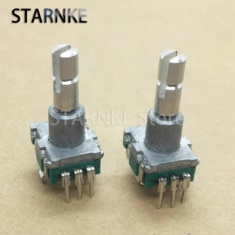 1PCS Car Navigation Rotary Encoder 30 Bits DVD Audio Volume Potentiometer Push Button Switch