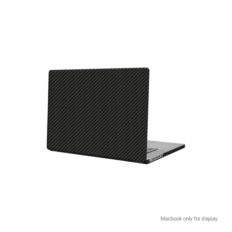 KZDOO Aero Carbon Fiber Laptop Back Case,PP Thin Back Shell ,Antifall Rubber Slim Cover For Laptop Macbook Air / Pro 13