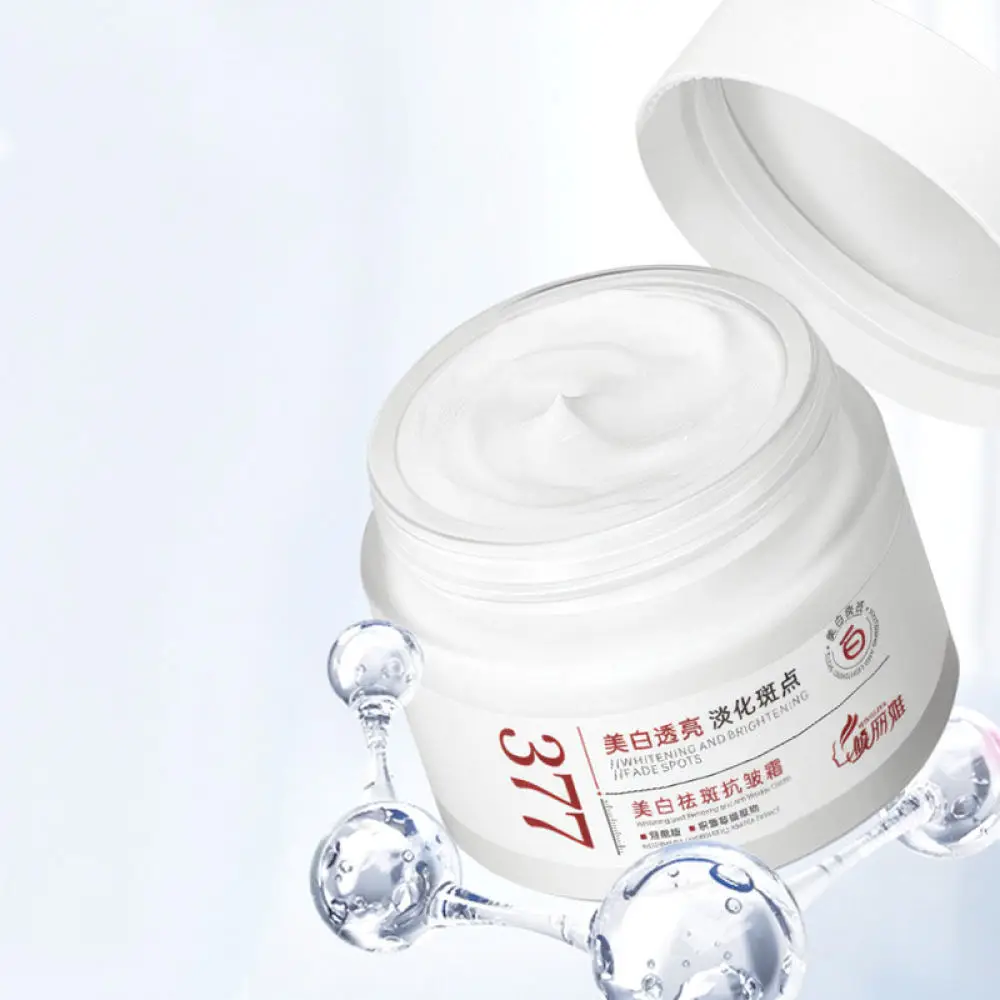 For For Qingliya 377 Face Whitening Cream Dark Spot Remover Melasma Treatment Moisturizer Brightening Facial Skin Care Cream