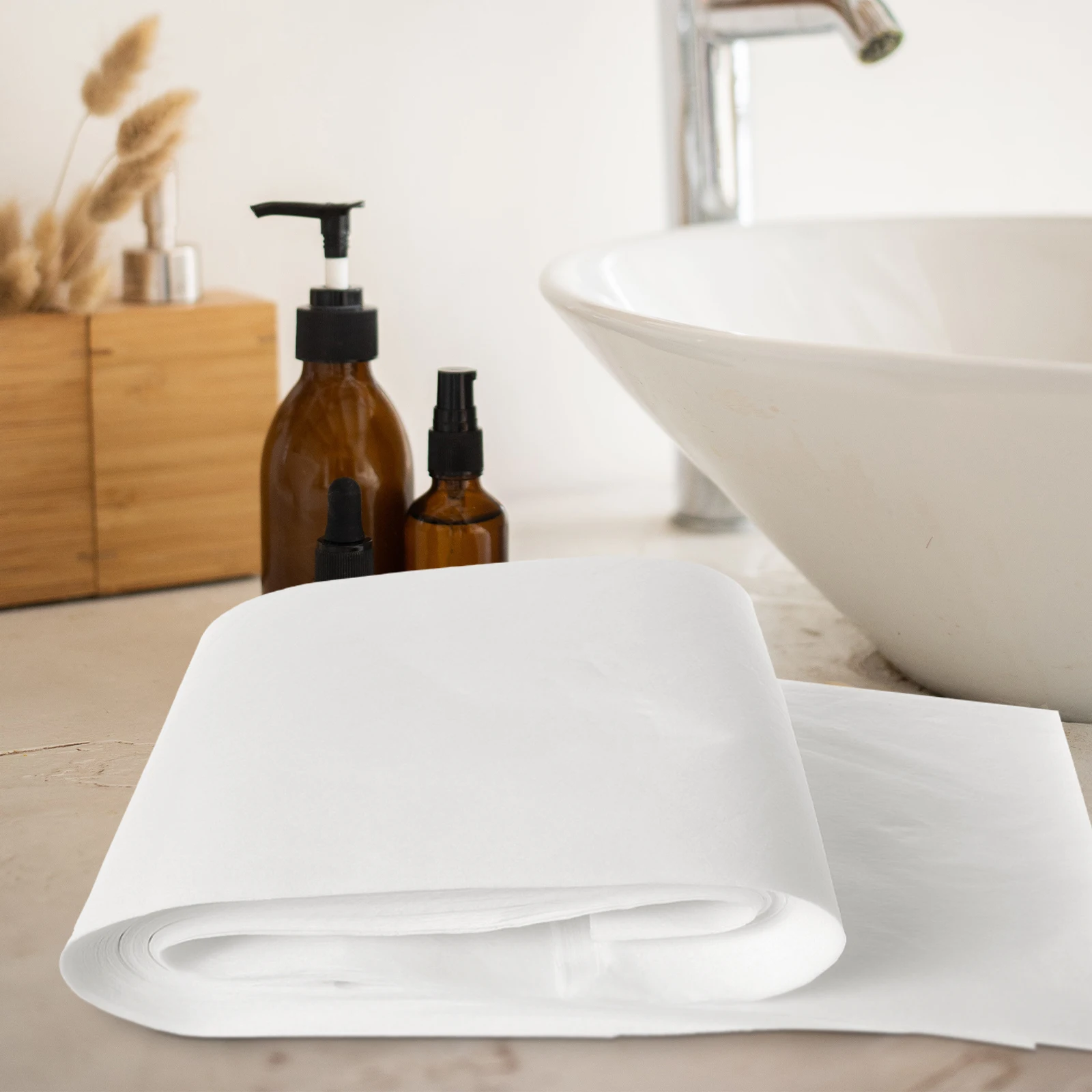 100 Blatt Fuß-Spa-Handtuch, Einweg-Vliesstoff, sehr saugfähig, für Badezimmer, Fußpflege, Salon, Maniküre, Verwendung eines Einweghandtuchs