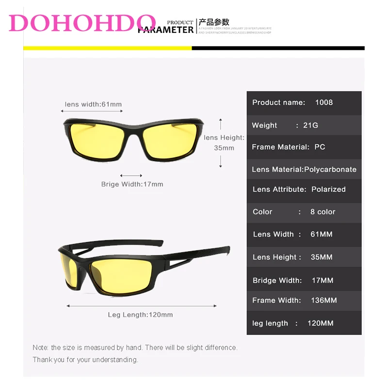 العلامة التجارية الجديدة مصمم القيادة نظارات بعدسات مستقطبة للرجال النساء الكلاسيكية المضادة للوهج للرؤية الليلية يندبروف نظارات للجنسين UV400 lrest