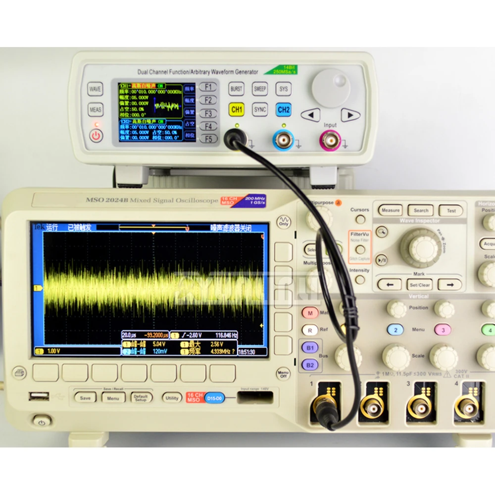 New Fy6600 Programmable Dual Channel Dds Function Arbitrary Waveform Signal Generator/Pulse Signal Source/Frequency Meter