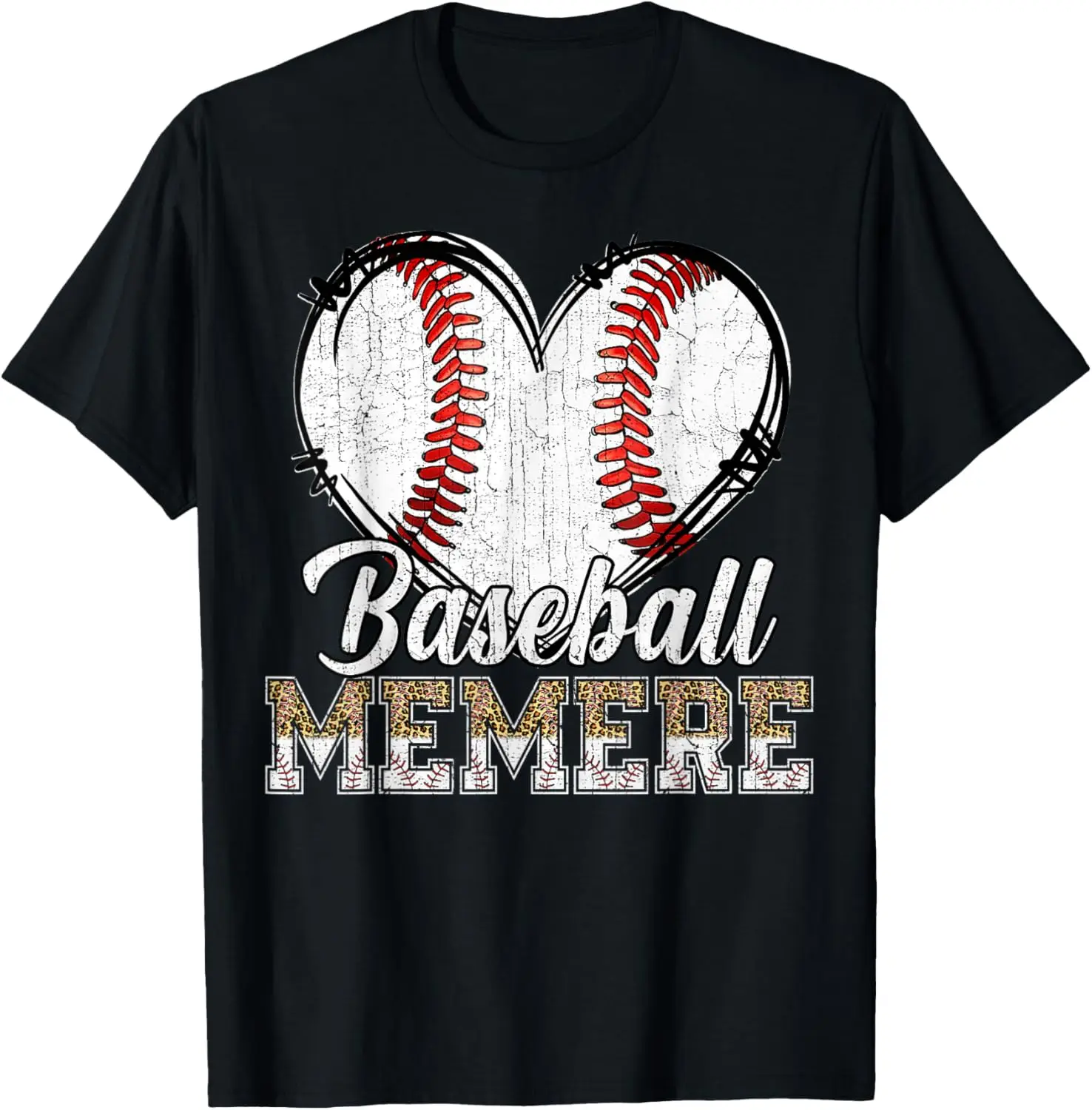 Футболка на День Матери с леопардовым принтом