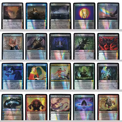 Custom Proxy From the Vault Foil Cards Ancient Tomb Dark Ritual Green Sun's Zenith Isochron Scepter Mox Diamond Berserk